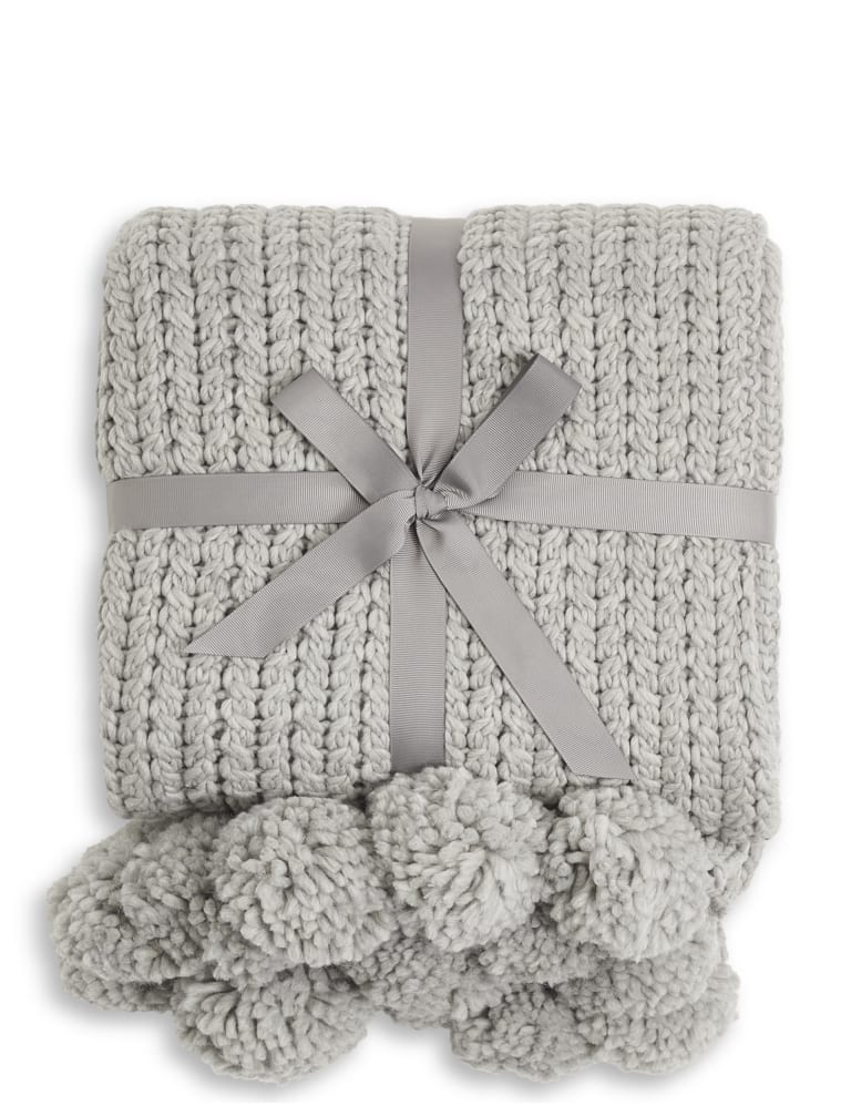 Pom pom throw tesco hot sale