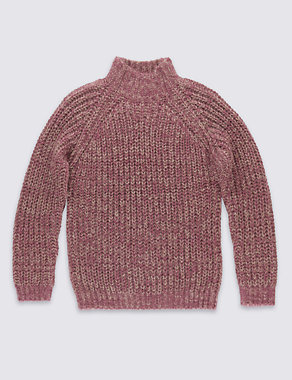 Chunky Roll Neck Jumpers (5-14 Years) Image 2 of 3