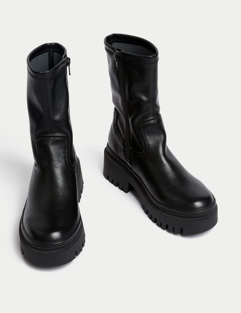 Ladies ankle boots m&s discount