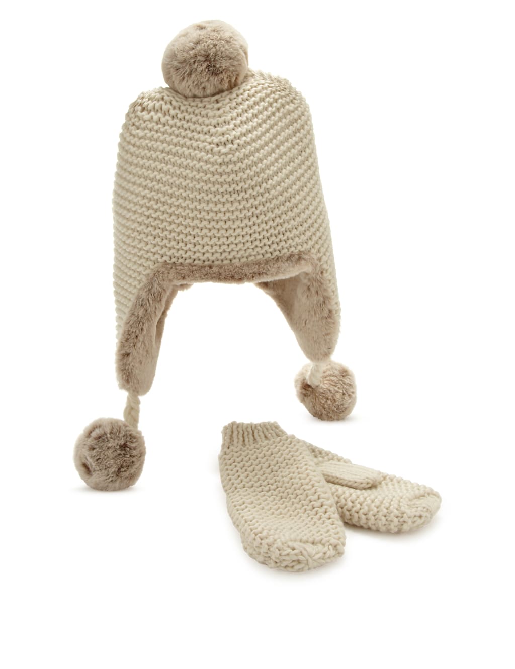 Baby trapper hat and mittens store