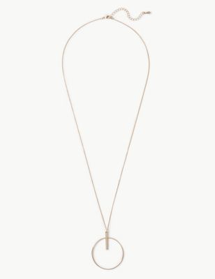 Circle Bar Necklace | M&S Collection | M&S