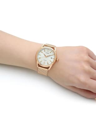 citizen eco drive rose gold watch