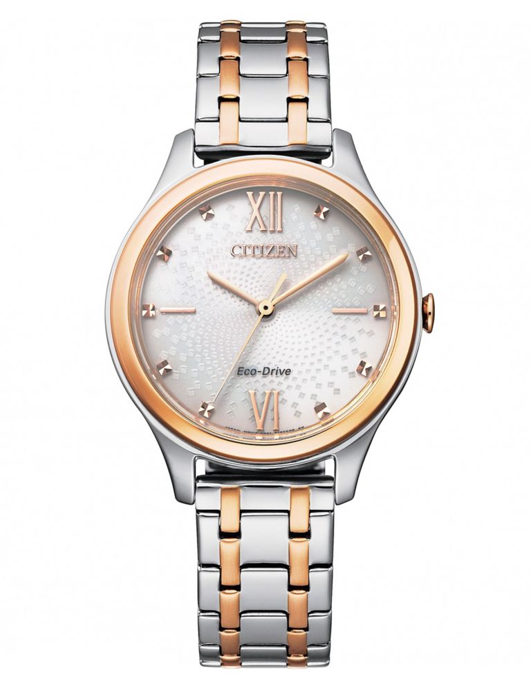 Citizen Eco-Drive Stainless Steel Watch 1 of 6