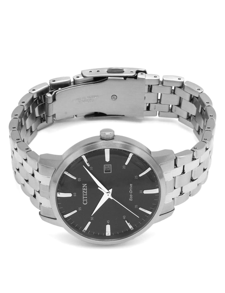 Citizen Three Hand Eco Drive Stainless Steel Watch Citizen M S