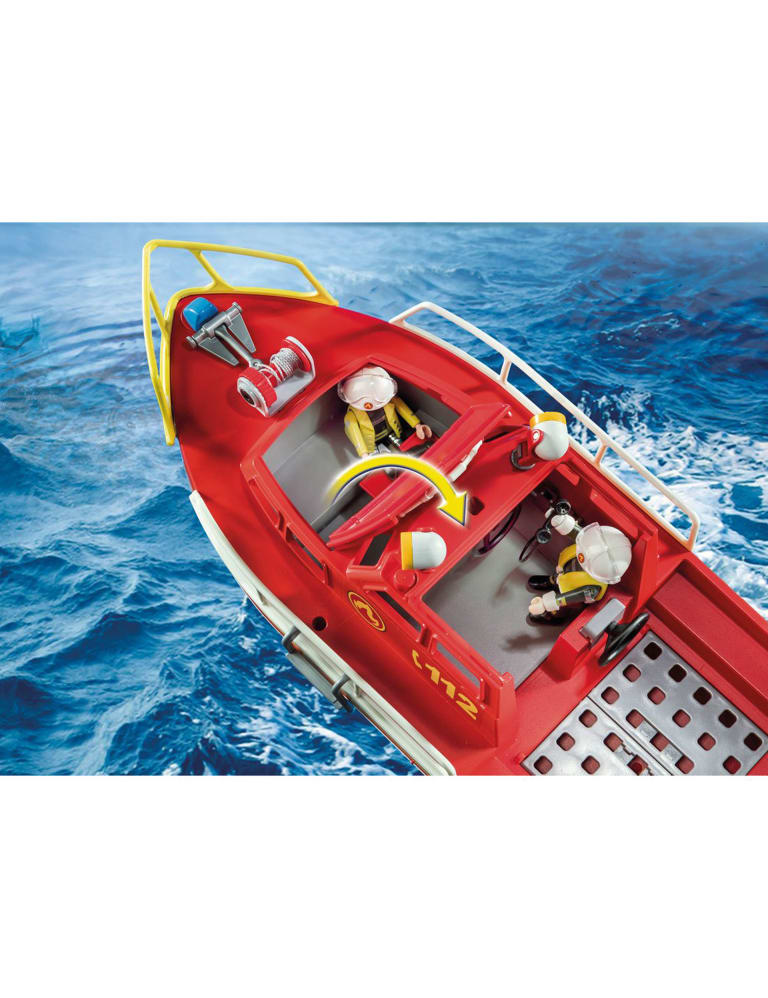 City Action Floating Fire Rescue Boat Toy 4 10 Yrs Playmobil M S