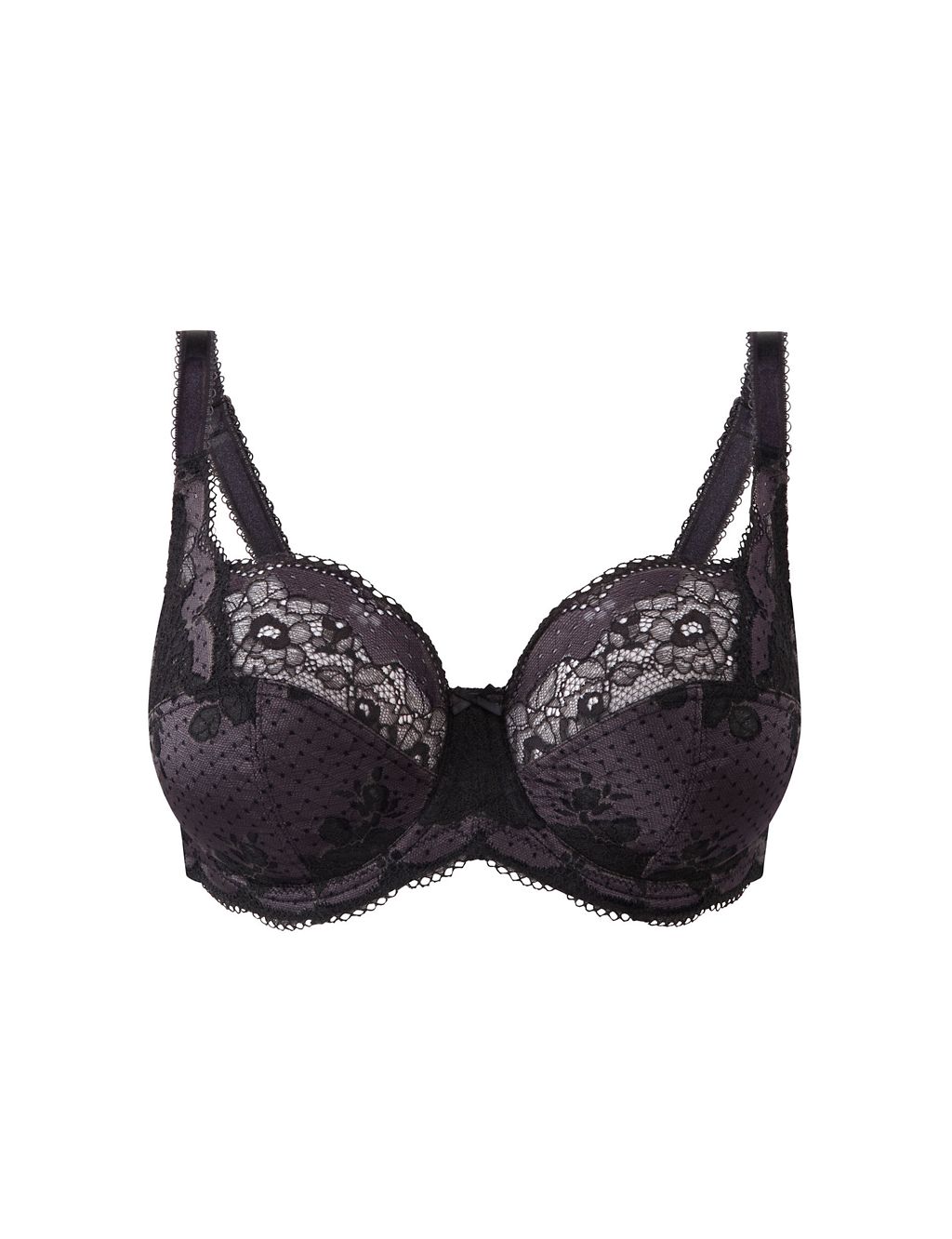 Clara Lace Wired Full Cup Bra D-J 1 of 5