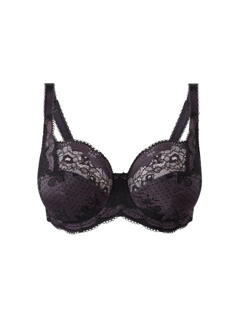 Clara Lace Wired Full Cup Bra D-J 2 of 5