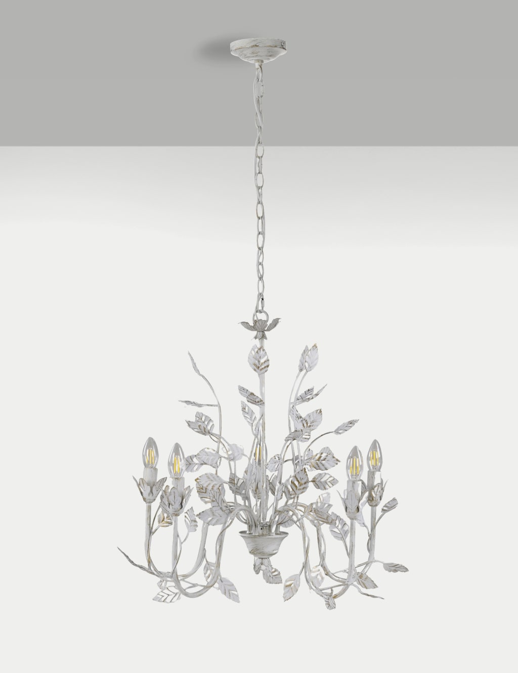 Clara Leaf Chandelier 2 of 8