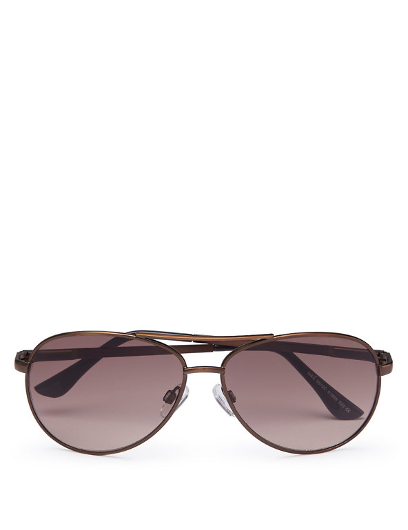 Classic Aviator Sunglasses with Spring Hinges Image 1 of 2