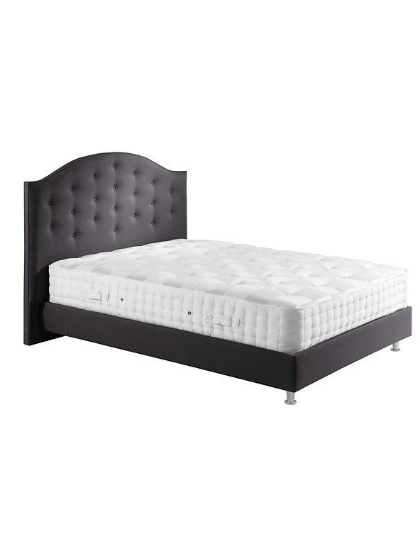 Classic Button Bedstead - Steel Image 1 of 1