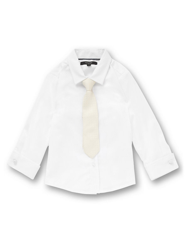 Classic Collar Shirt & Tie Set (1-10 Years) Image 1 of 2