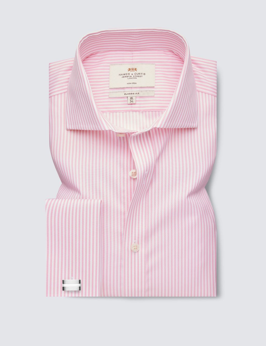 Classic Fit Pure Cotton Striped Shirt 3 of 3