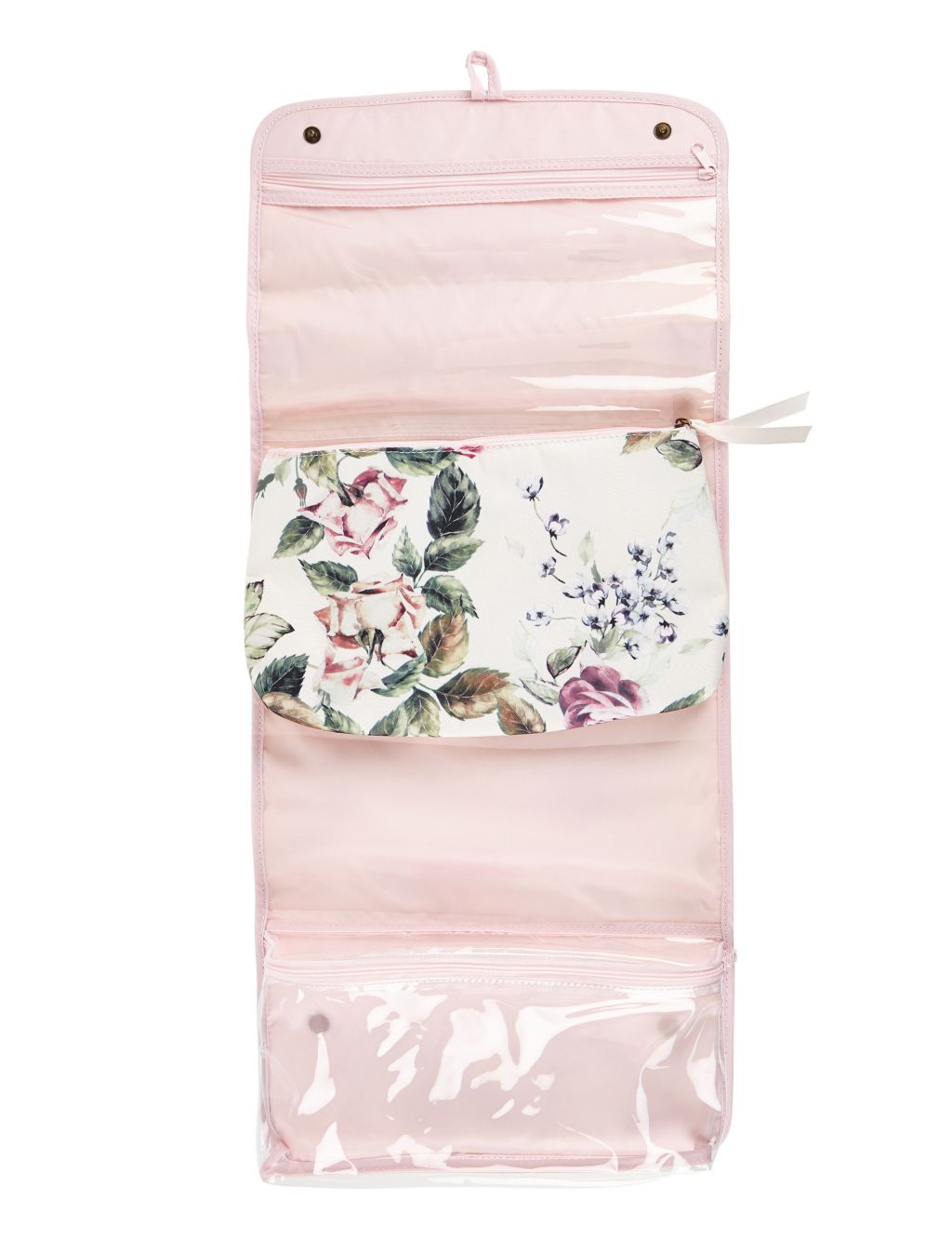 Classic Floral Hanging Cosmetic Bag 2 of 2