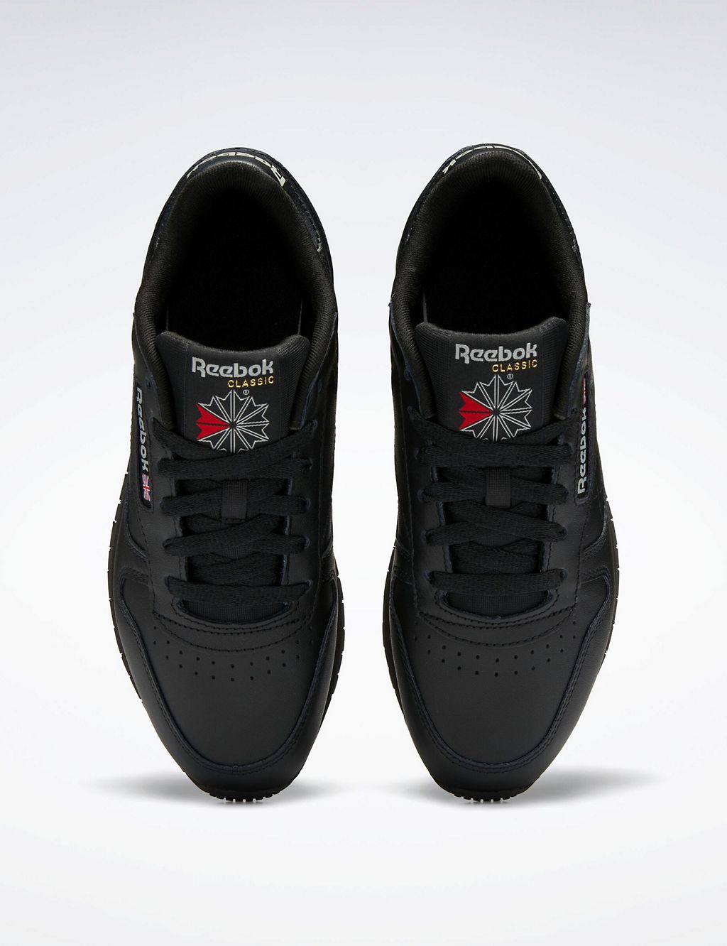 Classic Leather Lace Up Trainers 2 of 6