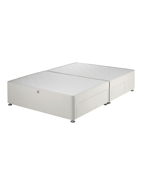 Classic Padded Divan with 2 Small + 2 Large Drawers Image 1 of 1
