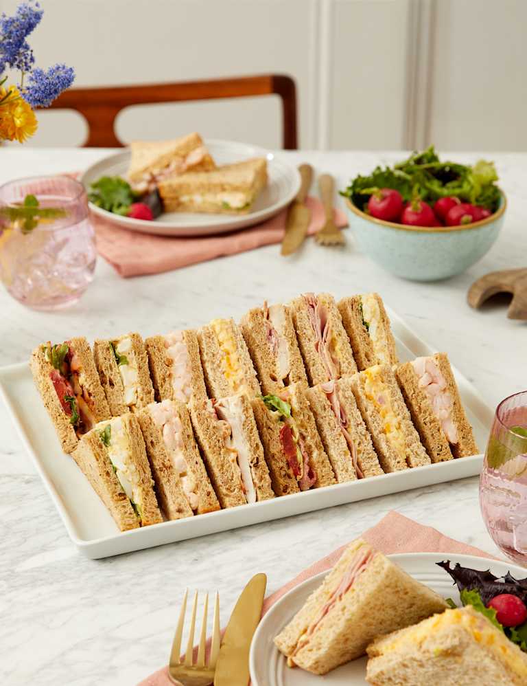 Classic Sandwich Selection (14 Pieces) 1 of 4