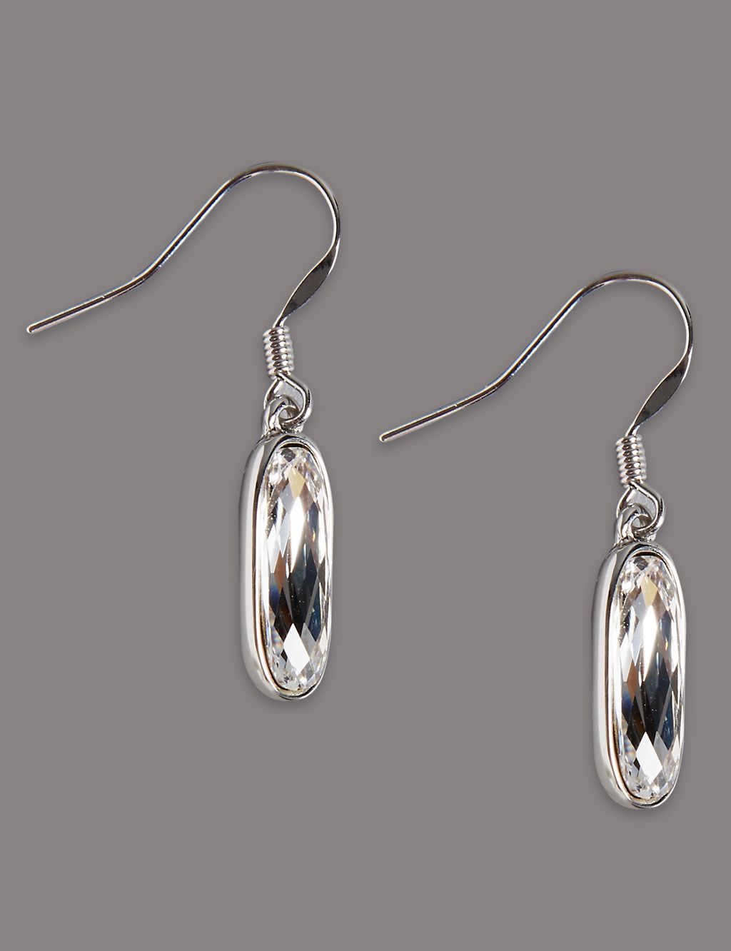 Clean Drop Earrings MADE WITH SWAROVSKI® ELEMENTS 3 of 3