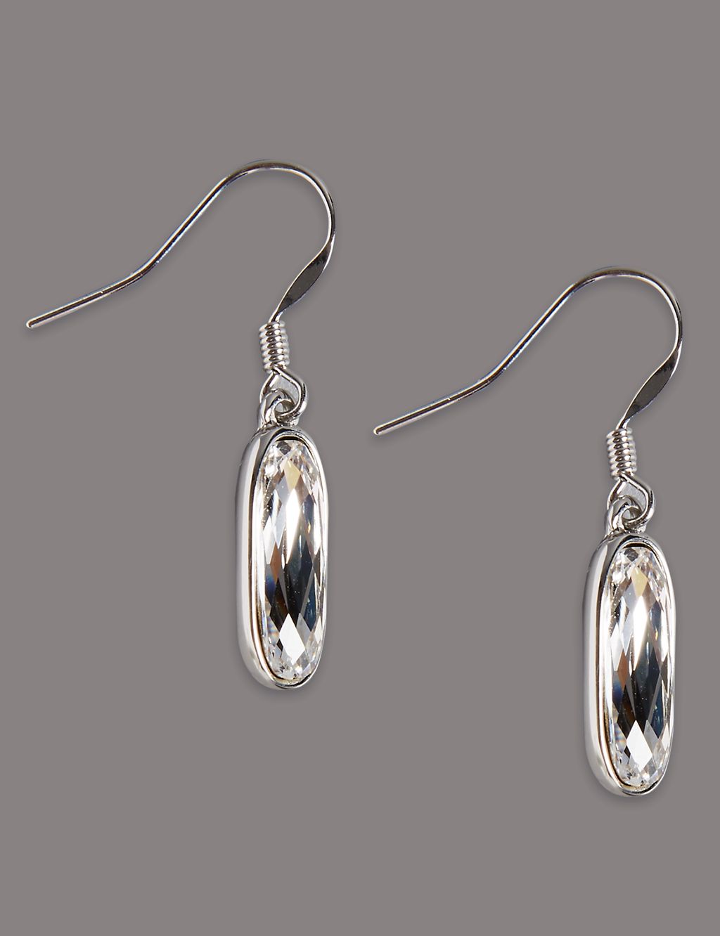 Clean Drop Earrings MADE WITH SWAROVSKI® ELEMENTS 1 of 3