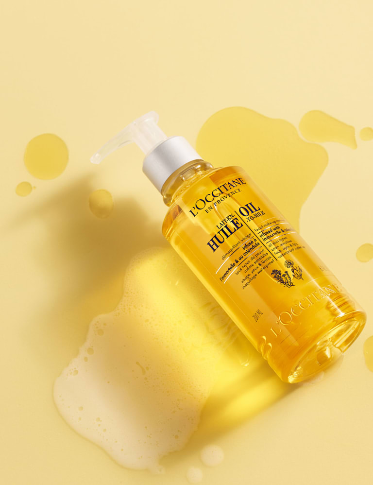 Cleansing Infusions Oil to Milk Makeup Remover 200ml L'Occitane M&S