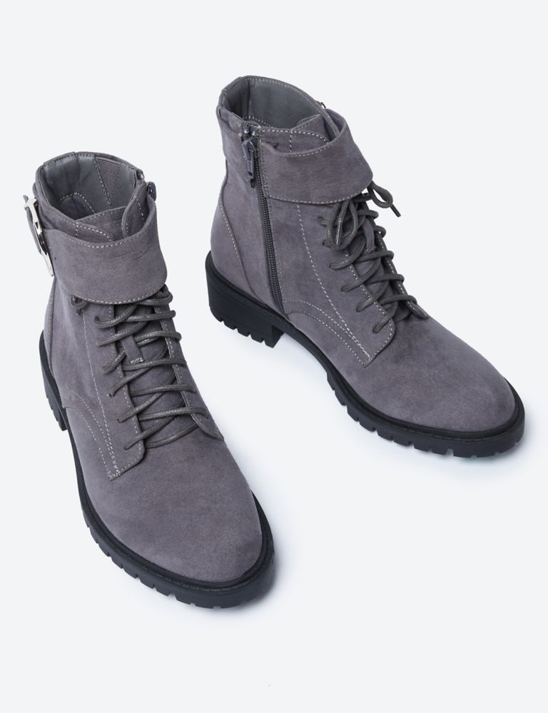 Cleated Hiker Ankle Boots 3 of 5