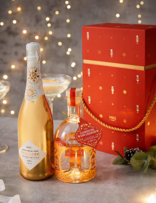 clementine light up snow globe gin liqueur prosecco gift box m s