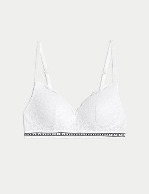 Cleo Lace Non Wired Plunge Bra (A-E) Image 2 of 8