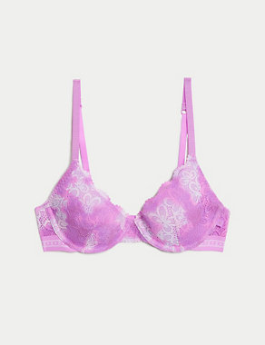Cleo Lace Wired Demi Cup Bra (A-E) Image 2 of 7