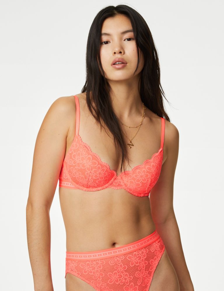 Cleo Lace Wired Demi Cup Bra (A-E) 1 of 7