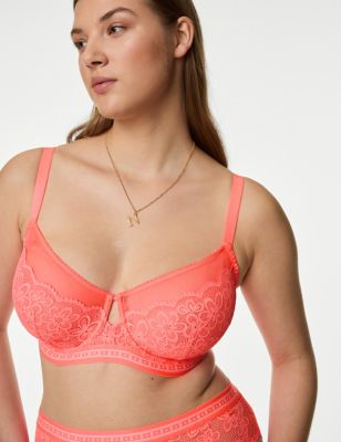 Cleo Lace Wired Minimiser Bra, B by Boutique