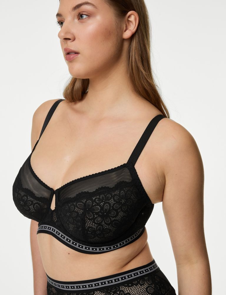 Cleo Lace Wired Minimiser Bra 3 of 7