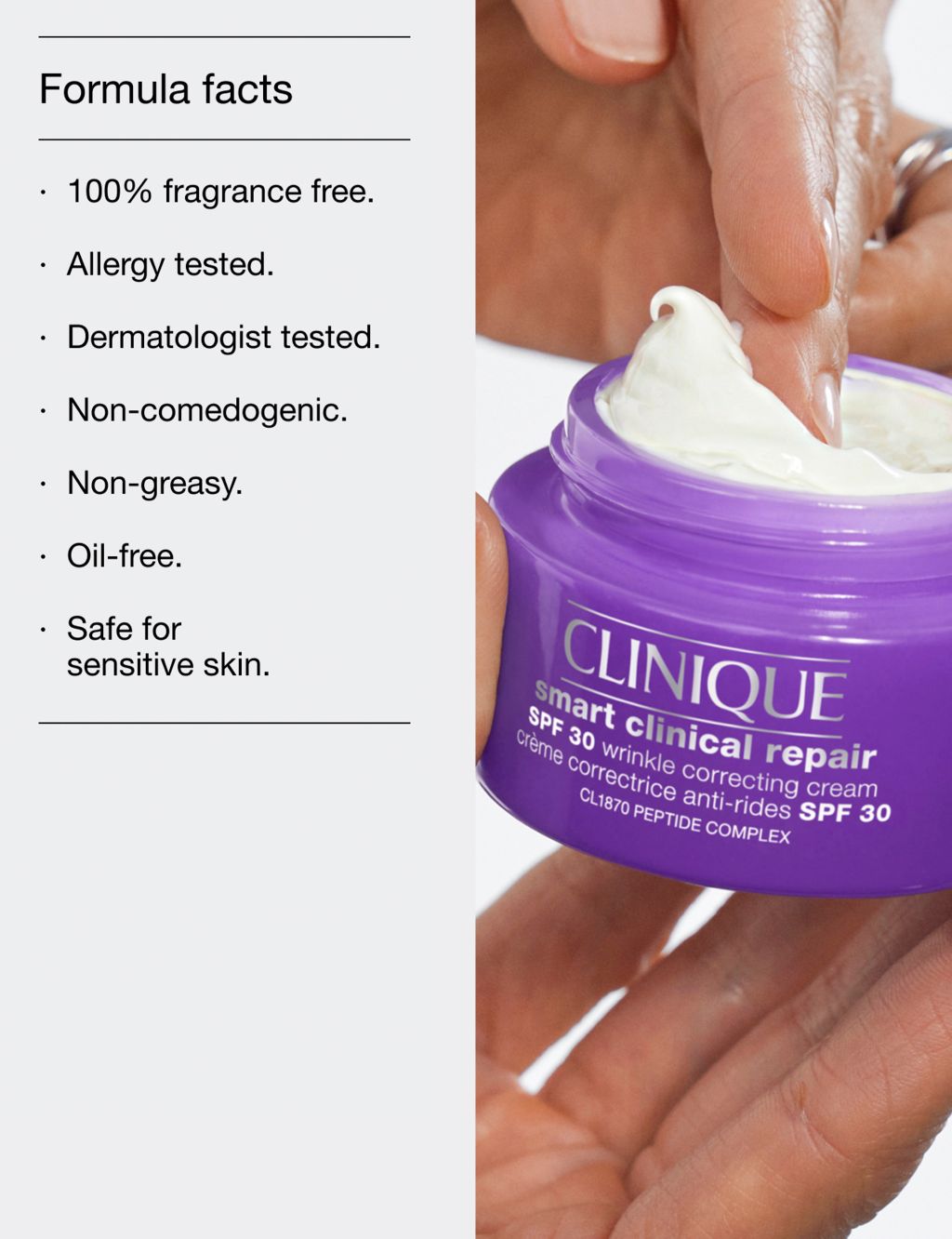 Clinique Smart Clinical Repair™ SPF 30 Wrinkle Correcting Cream 50ml 4 of 8