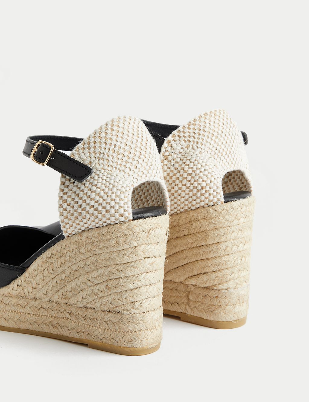 Closed Toe Ankle Strap Wedge Espadrilles 2 of 3