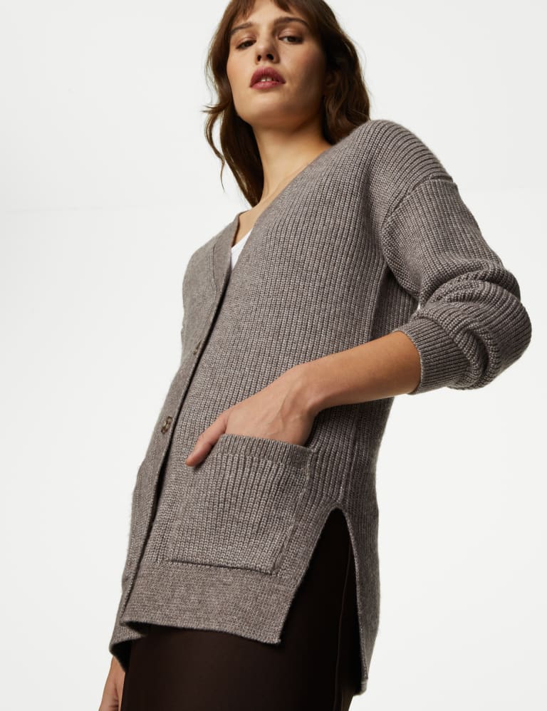 V neck discount boyfriend cardigan