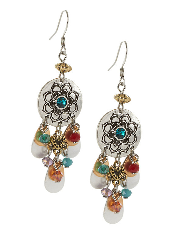 Cluster Coin Drop Earrings Image 1 of 1
