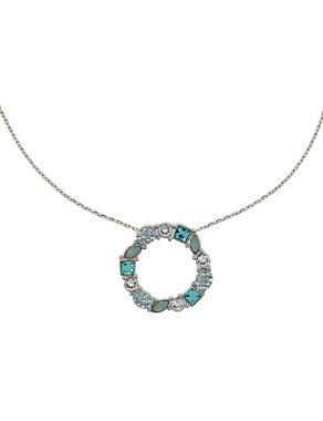 Cluster Disc Necklace MADE WITH SWAROVSKI® ELEMENTS Image 2 of 3