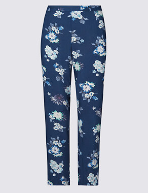 Cluster Floral Straight Leg Trousers Image 2 of 4