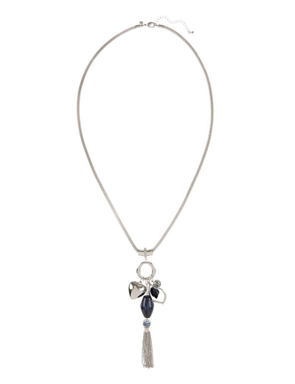Cluster Lariat Tassel Necklace Image 1 of 1