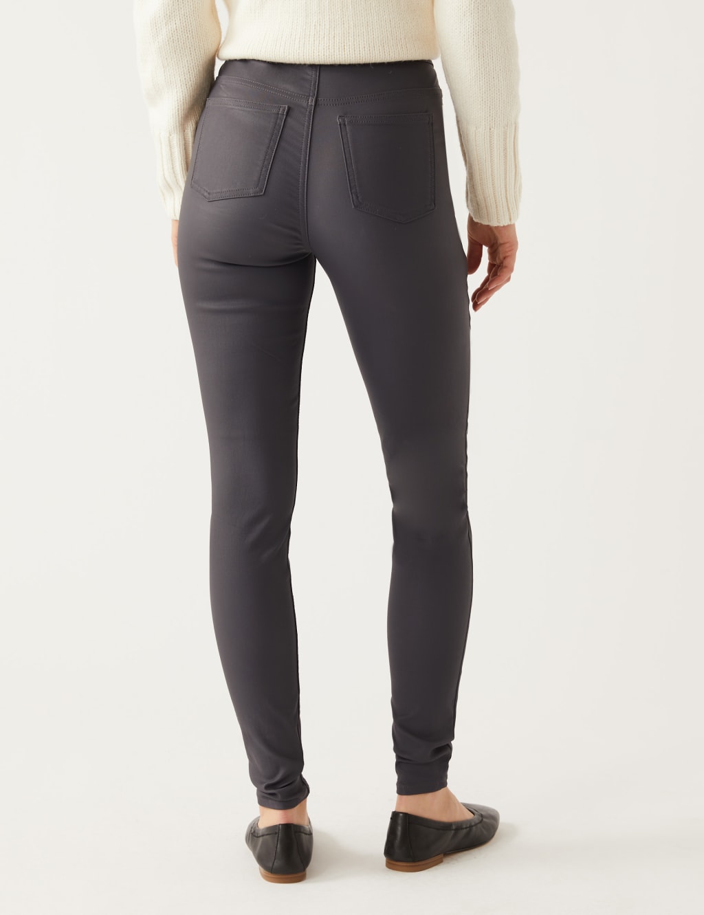 Marks & Spencer COATED - Jeggings - moondust/gunmetal - Zalando.de