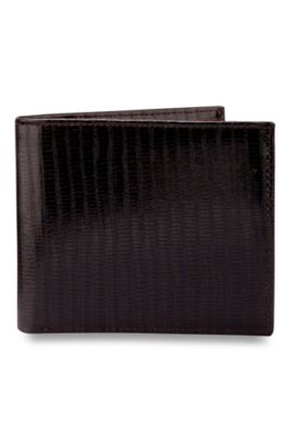 Coated Leather Billfold Textured Wallet Image 1 of 2
