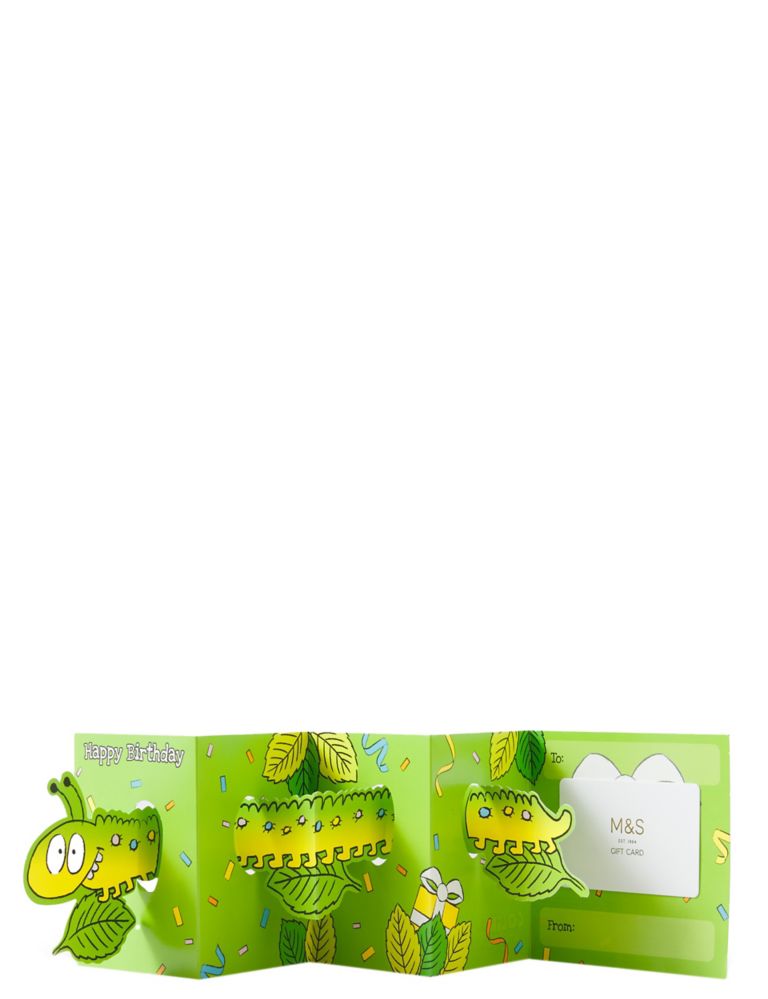 Colin the Caterpillar™ 3D pop out Gift Card 3 of 5