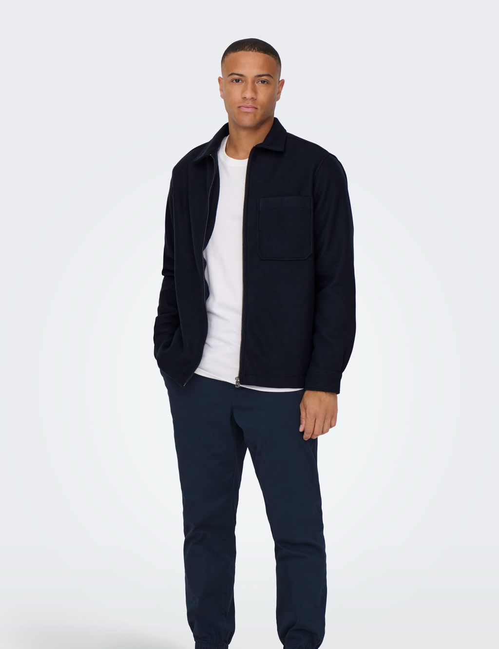 Collared Bomber Jacket | ONLY & SONS | M&S