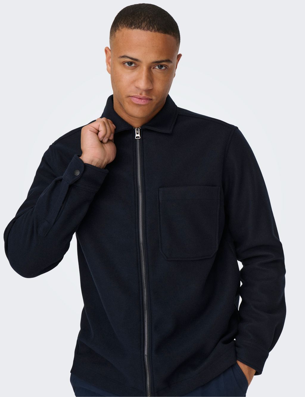 Collared Bomber Jacket | ONLY & SONS | M&S
