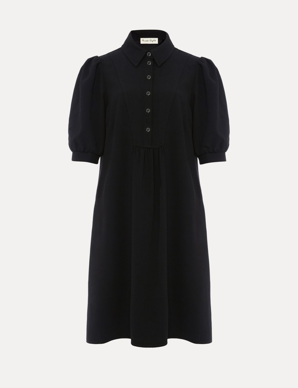 Collared Button Detail Mini Swing Dress | Phase Eight | M&S