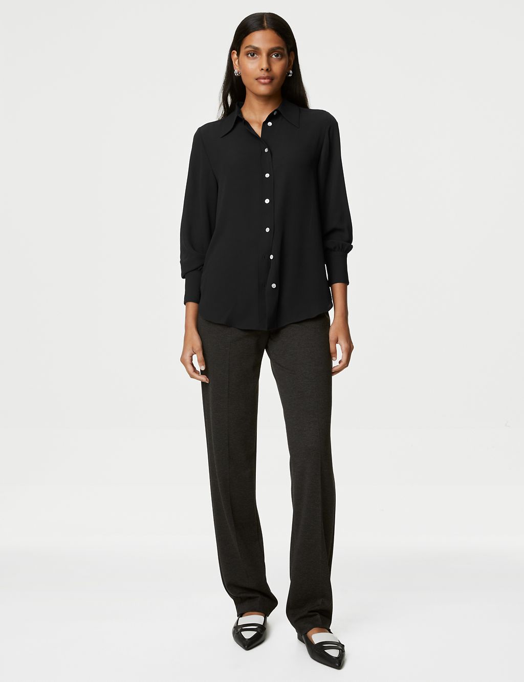 Collared Long Sleeve Shirt | M&S Collection | M&S