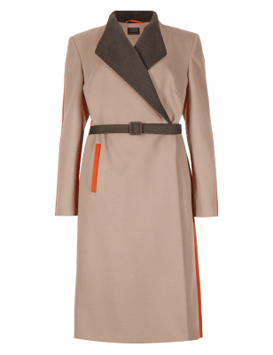 Collared Neck Overcoat Image 2 of 6