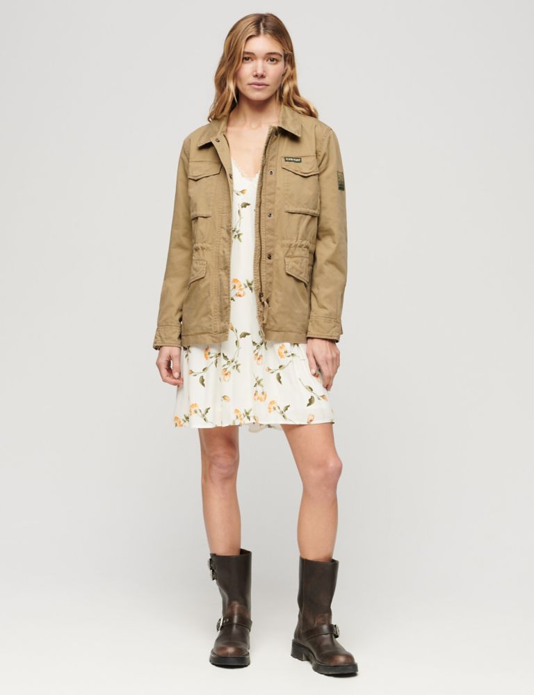 Collared Relaxed Utility Jacket 2 of 6