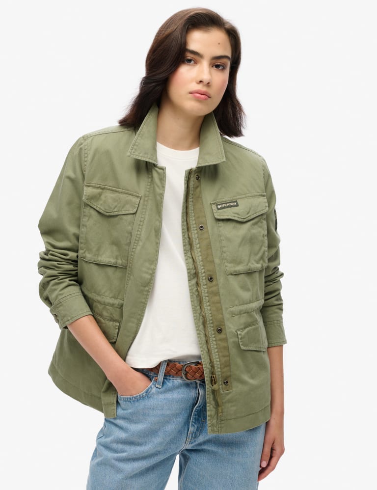 Collared Relaxed Utility Jacket 2 of 6