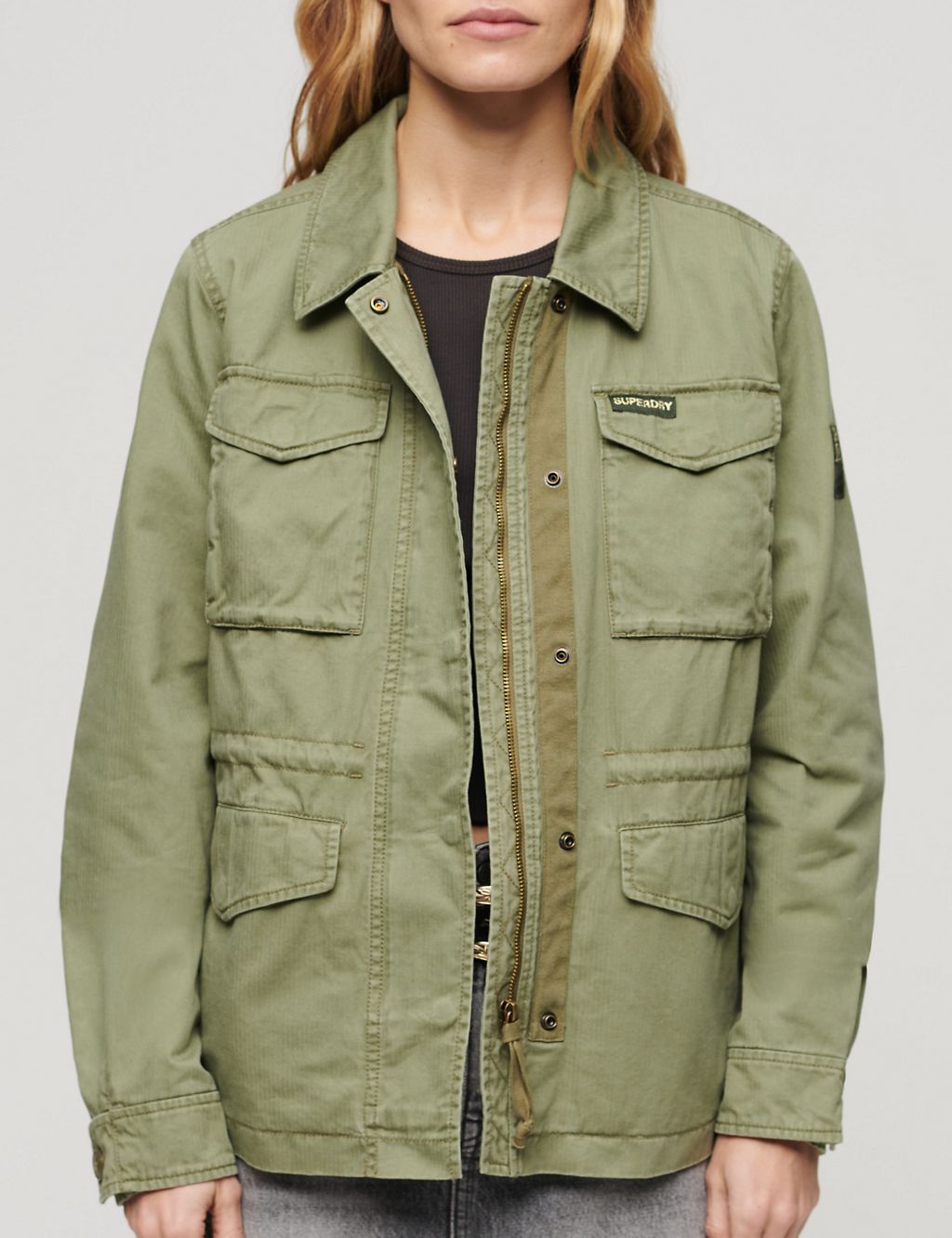 Collared Relaxed Utility Jacket 4 of 6