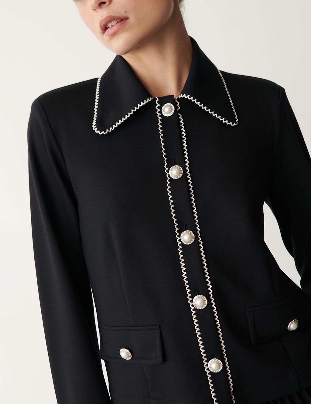 Collared Short Jacket 5 of 5