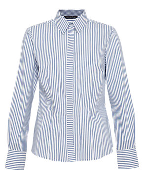 Collared neck Striped Shirt Image 2 of 6